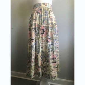 Vintage Lee David Collection Midi Skirt